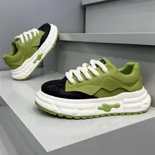 厚底デザインの本革メンズスニーカー【極上の柔らかさ・カジュアル・多用途】