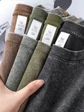 半袖Tシャツ メンズ 厚手 コットン100% 無地 ウォッシュ加工 アメカジ ヴィンテージ 着回し 夏