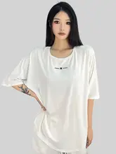 背中が開いたカジュアルダンストップス【女性用・ストリートスタイル】