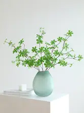 ベルフラワー枝 偽物植物 挿花飾り リビング装飾 偽の花 緑植