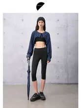 半円デザインの女性用運動用ワンピース【春・フィット・Aライン】（セットアップ対応）