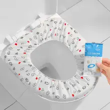 旅行用使い捨てトイレマット【防水・花柄・無紡布・個包装】（セットアップ対応）