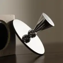 シンプルで高級感漂う金属製の無火アロマディフーザー【イエローストーン・デスク装飾用】