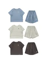 男の子用夏用パンツ＆Tシャツ【軽量・通気性・ゆったりデザイン】（セットアップ対応）