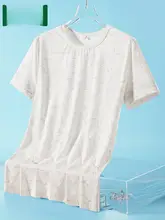 夏用 吸水速乾 半袖Tシャツ【軽量・通気性・クール感・スポーツ用・ラウンドネック】