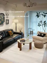 おしゃれなデザインの防水ラグ【無臭・お手入れ簡単・軽量】