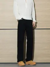フィットのメンズカジュアルパンツ【ゆったりシルエット・ドレープ感】