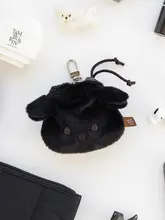 可愛い犬デザインのフェルトポーチ【コインケース・イヤフォン収納・マルチ収納】（セットアップ対応）