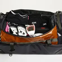 スノーボード用キャリーバッグ【大容量・濡れた物と乾いた物の仕分け可能・ダブルハンドル】（セットアップ対応）