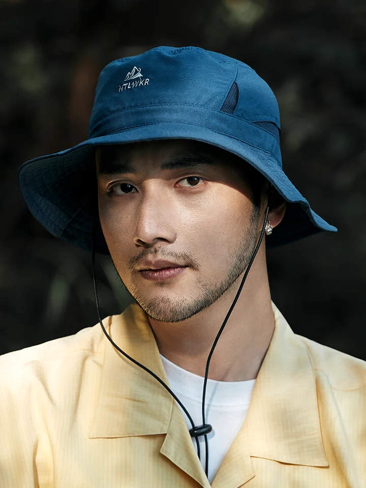 アウトドア用 男性用フィッシャーハット【夏用・防晒・通気性・登山・キャンプ・釣り】