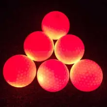 LED光るゴルフボール【多色発光・夜間用・ギフト向け】