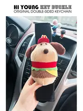 かわいいハンバーガーデザインのペット用シートベルト肩パッド【車載用・創造的なデザイン】