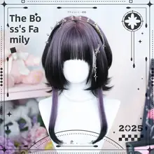 ロリータ風 グラデーションウィッグ【自然な質感・フルヘッドタイプ・コスプレ用】