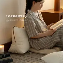 クリーム風ベッドサイドクッション【ソフトパッケージ・女性用・背当て・寝室用】