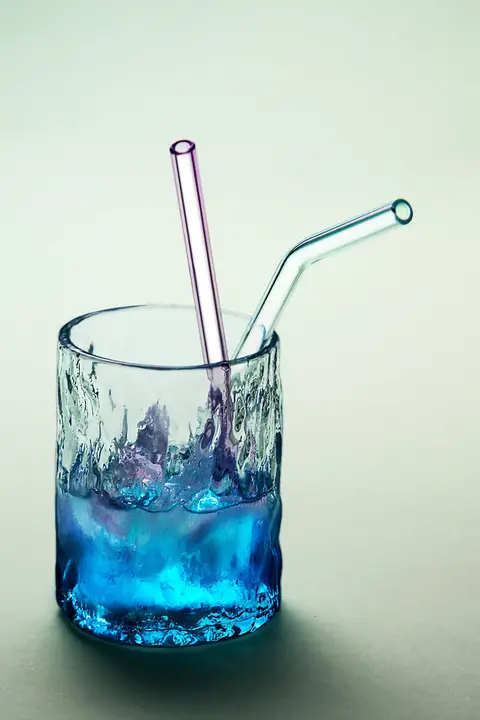 ストロー 家庭用 おしゃれ 透明 耐熱ガラス