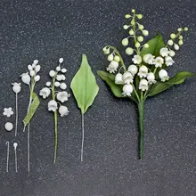 スズランデザインのシリコン製ケーキデコレーション型【DIY用・お菓子作り用】