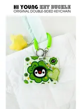 ICカードケース 定期入れ 交通系IC クローバー柄 オリジナル 可愛い コンパクト 通勤 通学「pinguHiYOUNG」