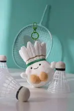 バドミントンバッグチャーム【かわいいカートゥーンデザイン・ぬいぐるみタイプ】