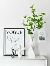 侘寂風 陶器花瓶【リビング用・グリーン植物にも最適・インテリア装飾】