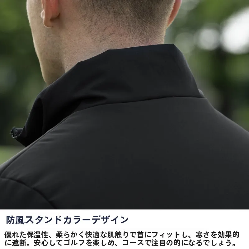 春のゴルフウェア メンズ おすすめは？防風保温素材のコットンジャケットが本当の「着こなしのバランス」を支える