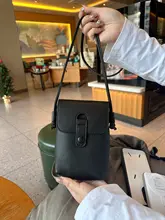 高品質なレトロ風ブラウンミニショルダーバッグ【秋冬用・街歩き・スマートフォン収納】