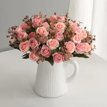 ヴィンテージ風ローズの造花【テーブルデコレーション・インテリア飾り用】