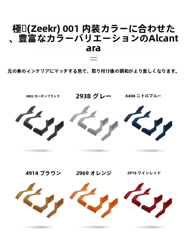 極氪001用内装ラバーハンドル装飾シールの実用性と設置ガイド