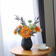 高級感のあるひまわりの造花【インテリア装飾・リビング・テーブル用】
