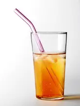 ストロー 家庭用 おしゃれ 透明 耐熱ガラス