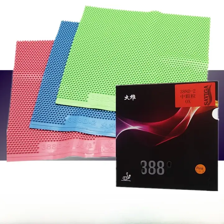 長ラバー高耐久ピンポンラケット用ゴム【中粒・強化・スポーツ用品】