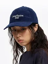 秋冬用 アメリカンレトロ風 コーデュロイキャップ【男女兼用・カジュアル・ソフトトップ】
