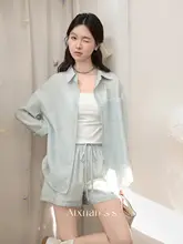 通勤に最適なファッショナブルなブラウス【薄手・夏用・女性用】（セットアップ対応）