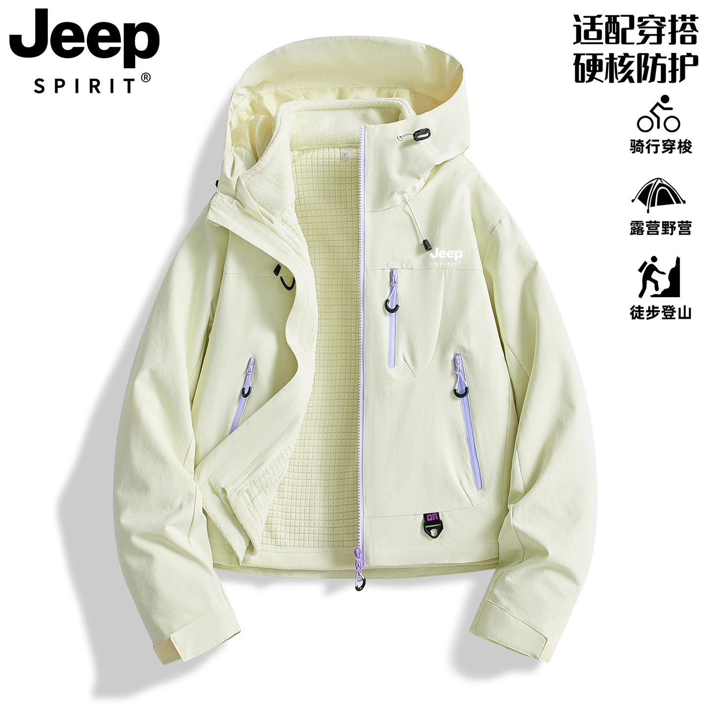 マウンテンパーカー JEEP SPIRIT：防風・防水・軽量設計の実用性と着用シーン
