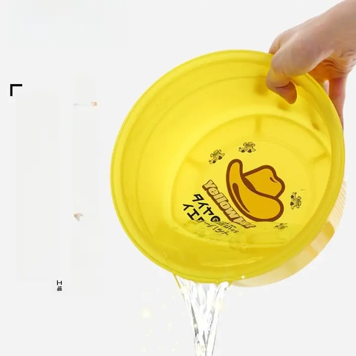 赤ちゃん用洗面器【厚手プラスチック・かわいいカートンデザイン・子供用】