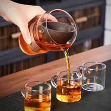 無孔茶漏れアルミミネラルストーンガラスフェアカップ