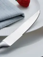ディナーナイフ ステークナイフ ステンレス製 食品グレード 家庭用 洋食カトラリー 「onlycook」