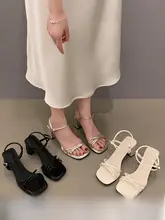 夏用シルバー太ヒールサンダル【女性用・デイリーコーデに最適・高い魅力】
