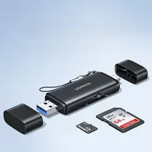 カードリーダー 高速 SD microSD 3in1 Type-C USB CCDカメラ スマホ PC DJI Canon Sony Apple Nikon対応「UGREEN」