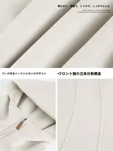 ハーフジップ パーカー レディース 厚手 無地 アメリカン風 ストリート 着回し 秋 カップル「WASSUP」