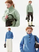 秋冬用 カーディガンセーター【多色展開・フェアアイル模様・重ね着に最適】（セットアップ対応）