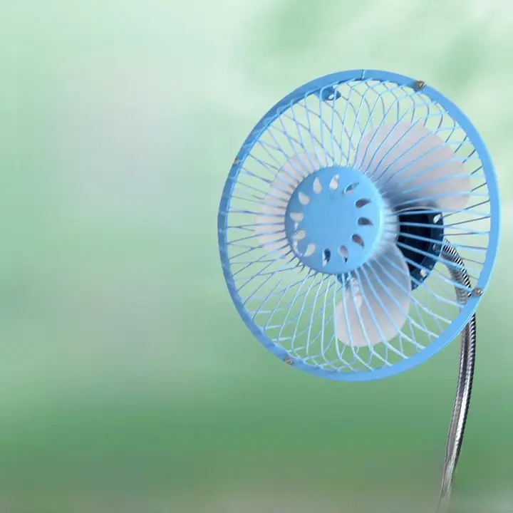 家庭用調整可能な磁石吸着式静音電動ファン【大風力・コンパクトデザイン】