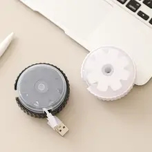 携帯便利な伸縮式充電ケーブル収納ボックス【多機能・回転式・整理整頓】
