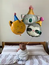 カラフルな赤ちゃん用動物バルーン【誕生日や記念撮影に最適】
