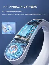 静音ミニUSB充電式ネックファン【ハンズフリー・ポータブル・アウトドア用】