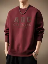 重厚なワインレッドのアメリカンビンテージ風パーカー【ゆったりシルエット・プリントデザイン】