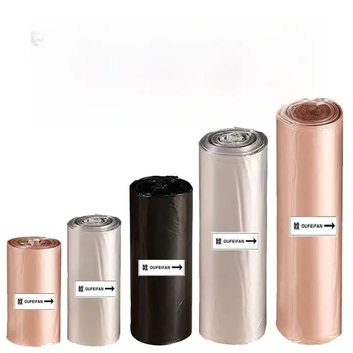 厚手家庭用ゴミ袋【手提げ式・キッチン収納用・中大サイズ・抗断裂プラスチック】