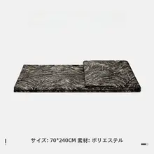 モダンなシンプルデザインのブラックホワイトブランケット【ソファ・ベッドサイド用・リビングルーム向け】