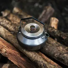 アウトドア用ミニステンレス製ケトル【携帯用・コーヒー・お茶用】