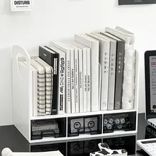 デスク上書類スタンド【多機能・文具収納・オフィス用】