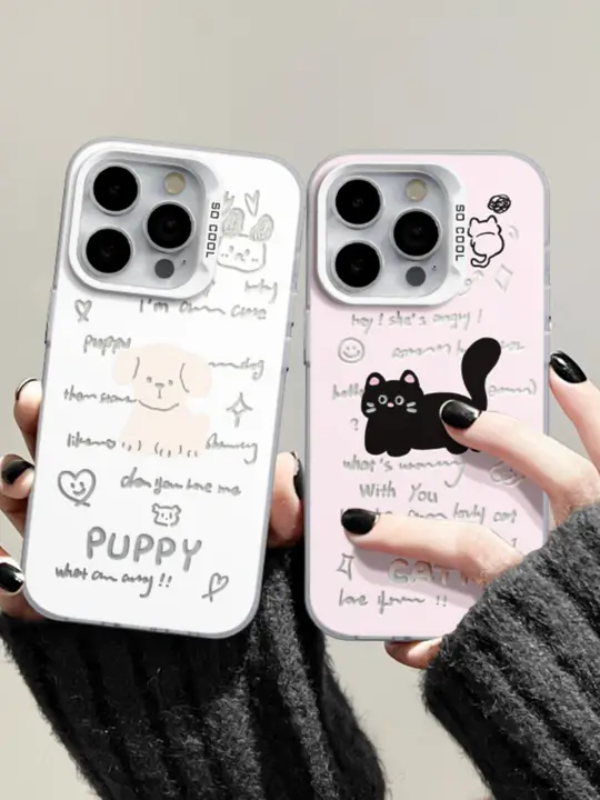 かわいい猫デザインのiPhone用ケース【iPhone対応・保護カバー】